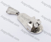 Stainless Steel Slippers Pendant KJP140280